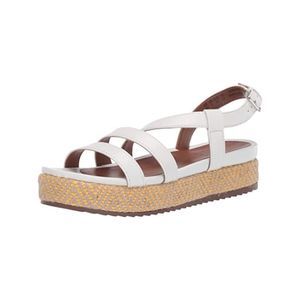 NATURALIZER Womens White Slingback Peridot Platform Espadrille Shoes 6 M